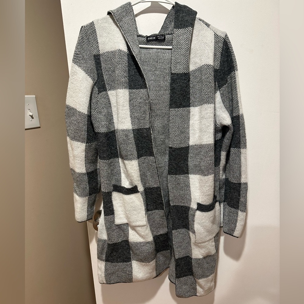 Plaid cardigan